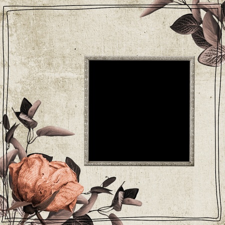 Romantic invitation cardの写真素材
