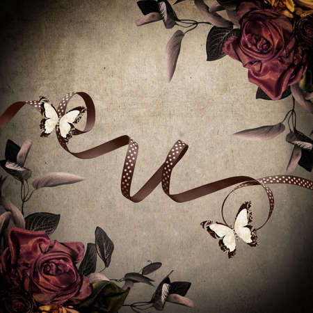 Romantic invitation cardの写真素材