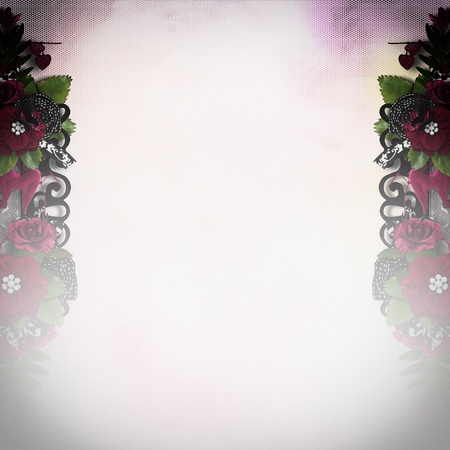 Romantic invitation cardの写真素材
