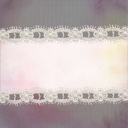 Invitation card with ornament backgroundの写真素材