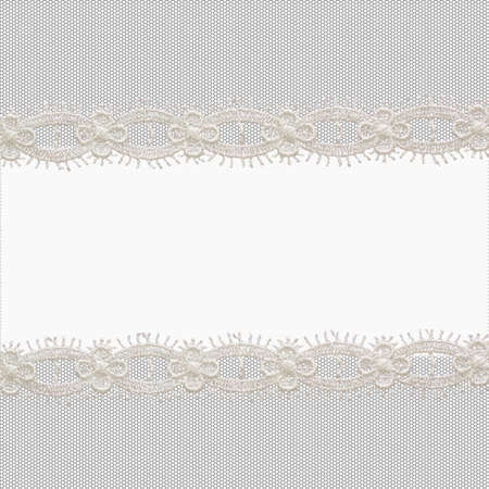 Invitation card with ornament backgroundの写真素材