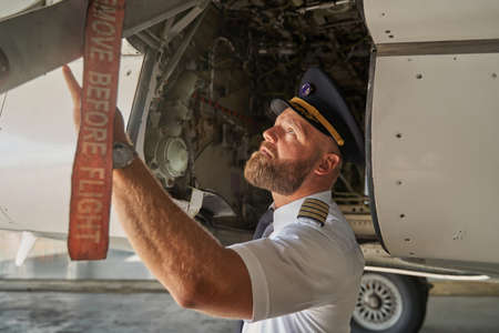 Final preparation for the safe flight in corporate aircraft