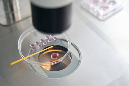 Biomaterial prepared for manipulations and a straw for embryos