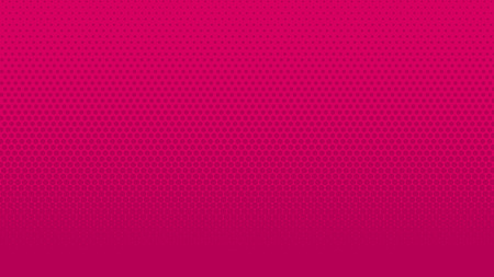 Halftone gradient dots background vector illustration. Pink dark dotted, pink light halftone texture. Pop Art pink halftone, comics pattern. Background of Art.のイラスト素材