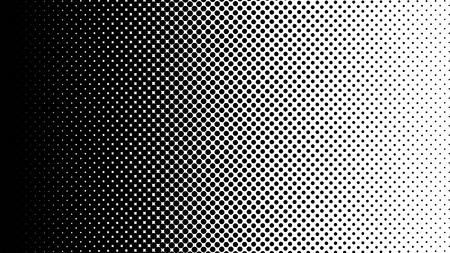 Gradient halftone dots background vertical vector illustration. Black white dots halftone texture. Pop Art black white halftone pattern. Background of Art. EPS10のイラスト素材