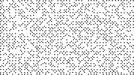 Abstract dots background. Black white random grunge dots texture. Pop Art circle comic pattern. Abstract geometric vector pattern. Template for presentation flyer, business cards, stickers, reportのイラスト素材