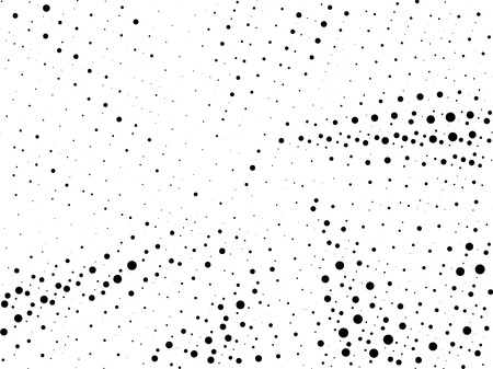 Abstract Halftone gradient dots background. Black white grunge texture. Pop Art circle comic pattern. Polka dots, rays twisted vector pattern. Template for presentation flyer, business cards, stickersのイラスト素材