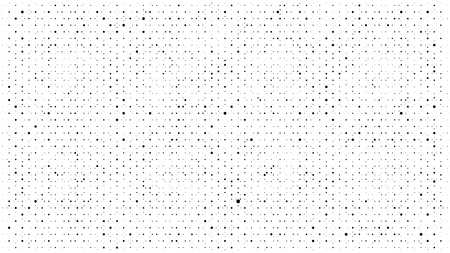 Abstract dots background. Monochrome grunge dirt texture. Halftone Pop Art comic pattern. Polka dot. Geometric vector pattern. Template for presentation flyer, business cards, stickers, report, fabricのイラスト素材