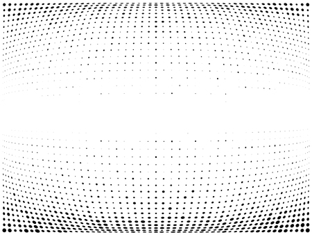 Halftone gradient pattern. Abstract halftone dots background. Monochrome dots pattern. Wave Grunge texture. Pop Art, Comic small dots. Vector design for presentation, report, flyer, coverのイラスト素材