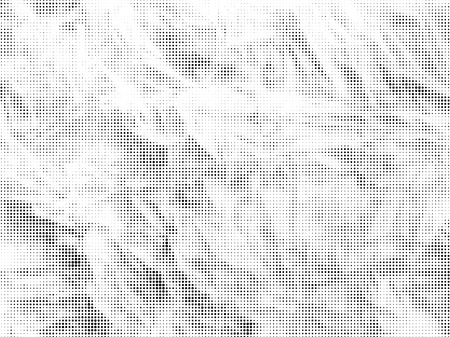 Halftone gradient pattern. Abstract halftone dots background. Monochrome dots pattern. Grunge crumpled texture. Pop Art, Comic small dots. Design for presentation, business cards, report, flyer, coverのイラスト素材