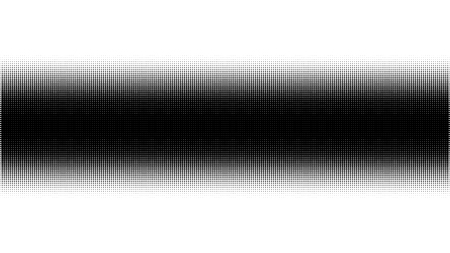 Halftone gradient pattern. Abstract halftone dots background. Monochrome dots pattern. Vector halftone texture. Pop Art, Comic small dots. Banner, strip with space. Template for cover, card, flyerのイラスト素材