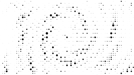 Halftone gradient pattern. Abstract halftone dots background. Monochrome dots pattern. Grunge radial texture. Pop Art, Comic small dots. Design for presentation, business cards, report, flyer, coverのイラスト素材