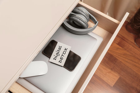 Digital gadgets are in separate drawer