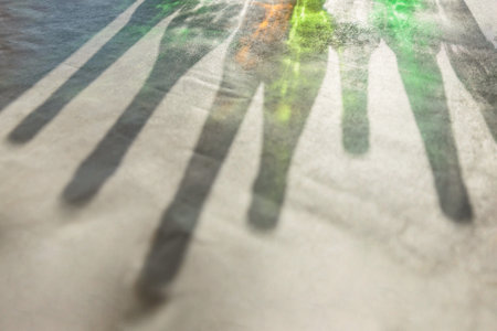 Separate collection of glass garbage. Eco friendly and zero waste conceptの写真素材