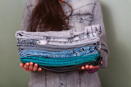 Eco-Friendly Fashion Stackの写真素材