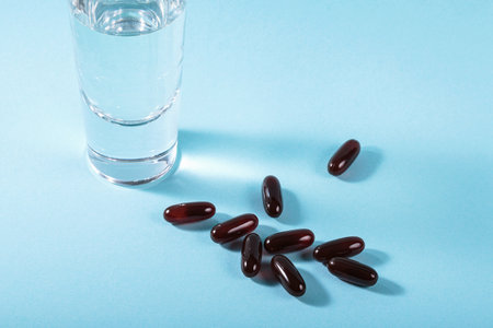 Oil filled capsules of food supplements