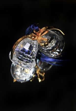 crystal xmas bellの写真素材