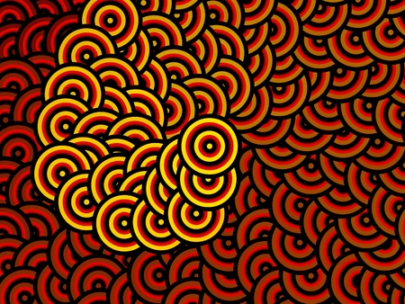 Hypnotic spiral backgroundのイラスト素材