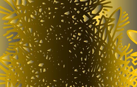 Background black yellow abstractのイラスト素材