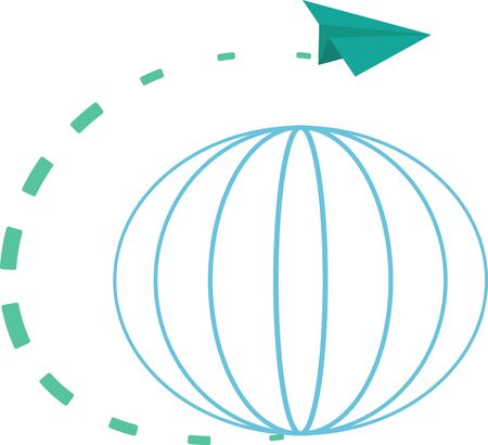 Travel logo. Heart and airplane. Vector illustration. Logo airplane.のイラスト素材