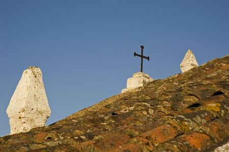 Roof of the churchの写真素材
