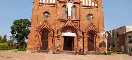 Catholic churches in Belarus architecture building europe landmark old tourism travelの写真素材