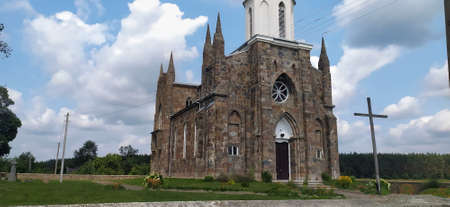 Catholic churches in Belarus architecture building europe landmark old tourism travelの写真素材