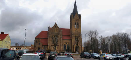 Catholic churches in Belarus architecture building europe landmark old tourism travelの写真素材