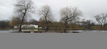 Nature, Park, autumn, near Minsk, Belarusの写真素材
