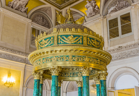 ST PETERSBURG, RUSSIA - JULY 28, 2015: In Hermitage. One of the largest and most significant art and historical museums in Russia and abroad.のeditorial素材