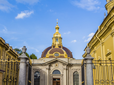 ST PETERSBURG, RUSSIA - JULY 28, 2015: Grand Ducal Burial Vault in Peter and Paul Fortressのeditorial素材