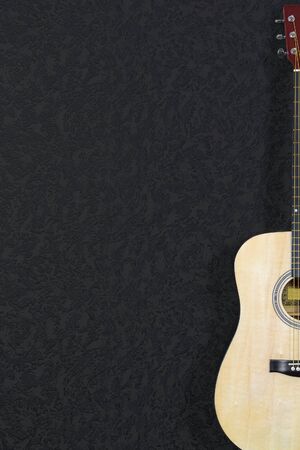 Acoustic guitar with backgroundの写真素材