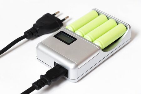 Charger for four batteries