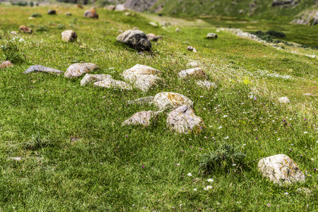 Beautiful summer mountain landscape of Georgia in 2017.の写真素材