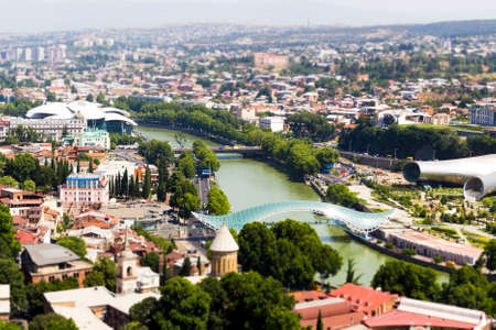 The center of the old city from a bird's-eye view.の写真素材