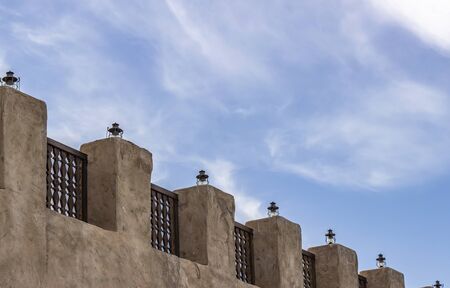 Architecture of buildings in the Arab style.