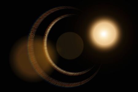 Fantastic abstract colored optical shapes as a background.