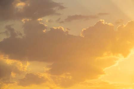 Beautiful saturated colors of the sky as a background.