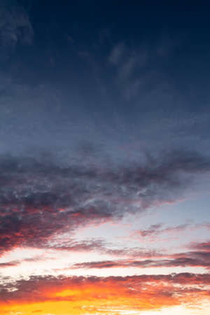 Picturesque beautiful sky as an abstraction and background.の写真素材