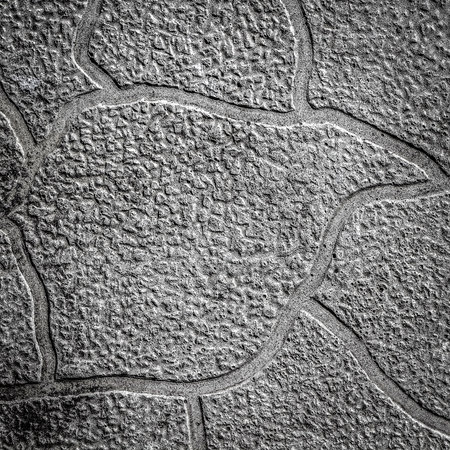 Surface of gray concrete paving slabs closeup.の写真素材