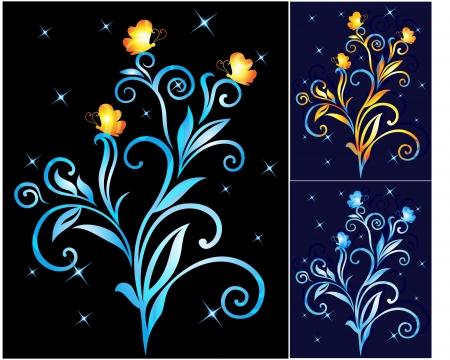 Beautiful decorative flower のイラスト素材