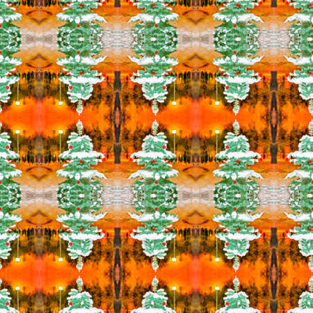 Abstract colored texture. Christmas background. Modern futuristic seamless pattern. Dynamic background. Decorative prints for creativity and imagination. Digital painting.の写真素材