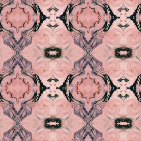 Abstract prints. Seamless texture with marble pattern as background. Picture colorful natural stone texture. Decorative marble background. Digital painting. Pink marble.の写真素材