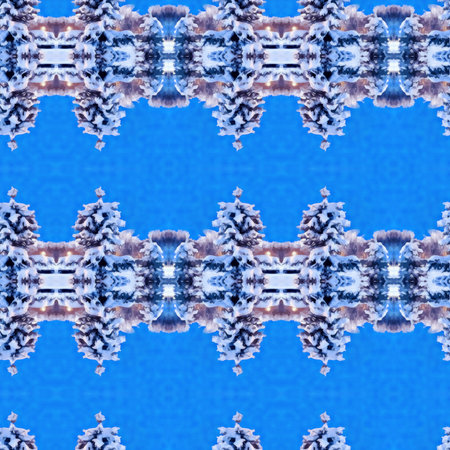 Abstract colored texture. Christmas background. Modern futuristic seamless pattern. Dynamic background. Decorative prints for creativity and imagination. Digital painting.の写真素材