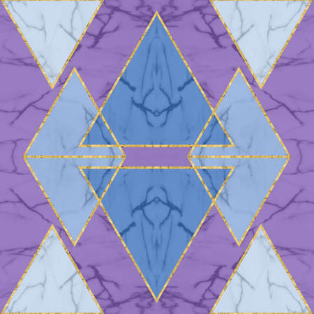 ceramic tile pattern. Modern ornament. Geometric seamless pattern. Illustration in stained glass...