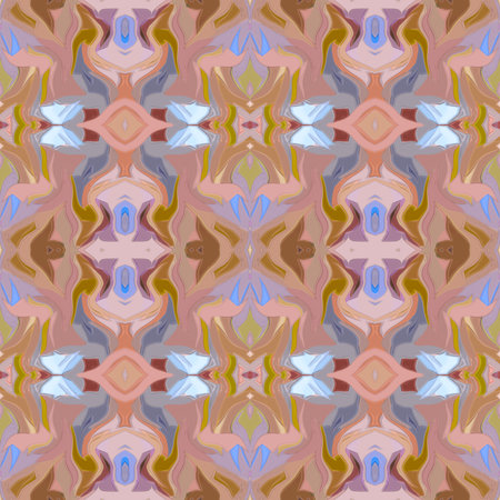Stylized texture. Modern futuristic seamless pattern. Multicolor dynamic background. Decorative...
