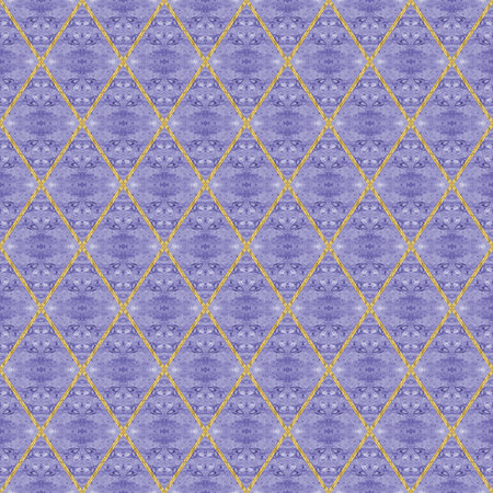 Ceramic tile. Modern ornament. Geometric seamless pattern. Illustration in stained glass style....