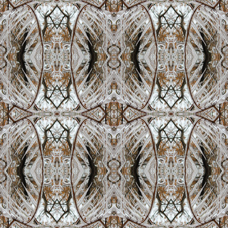 Ice texture. Futuristic seamless pattern of icicles on the trees. Icicles in early spring. Spring...