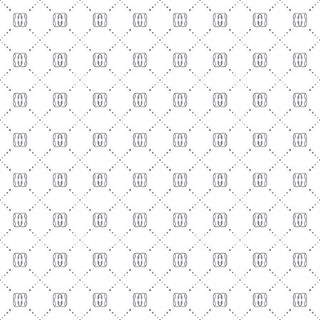 Seamless background for textile, manufacturing, wallpapers, print, wrap. Graphic vintage pattern. Wallpaper baroque damask Floral patternのイラスト素材