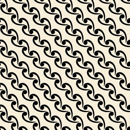 Abstract geometric pattern. A seamless background, black and white texture